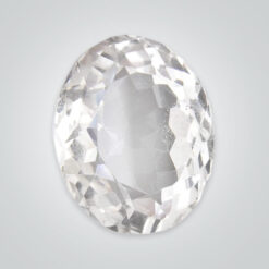 Lab Created White Quartz, Trillion