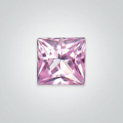 Natural Pink Sapphire, Square Princess