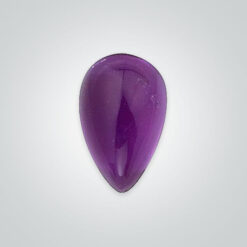 Natural African Amethyst, Pear Cabochon