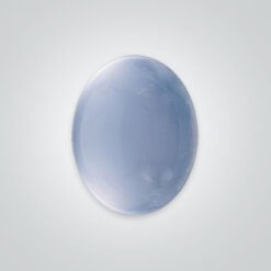 Natural Blue Chalcedony, Oval Cabcohon