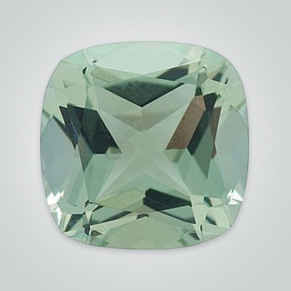 Natural Green Quartz, Cushion
