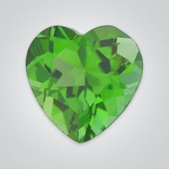 Natural Green Tourmaline, Heart
