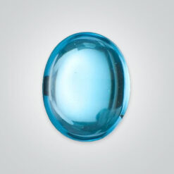 Natural Swiss Blue Topaz, Oval Cabochon