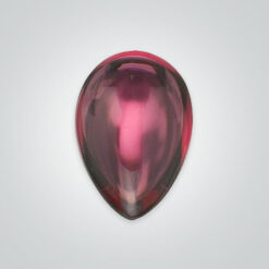 Natural Rhodolite Garnet, Pear Cabochon