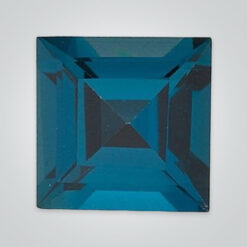 Natural London Blue Topaz, Square Step Cut