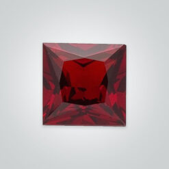 Natural Mozambique Garnet, Square Princess