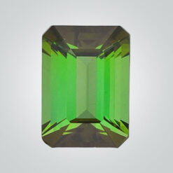 Natural Green Tourmaline, Octagon