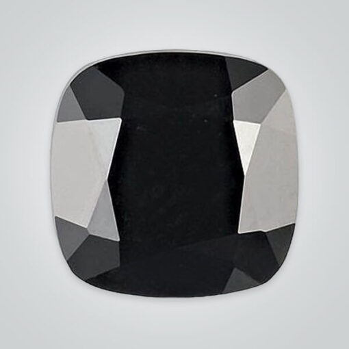 Natural Black Onyx, Cushion - Cubic Zirconia (CZ), Natural