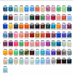 Opal Color Chart