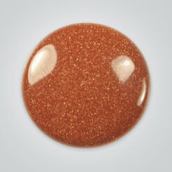 Orange Goldstone, Round Cabochon