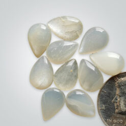 Natural White Moonstone, Pear