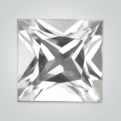 Natural White Zircon, Square