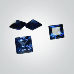 Lab Created Blue Sapphire# 33 (Light), Square