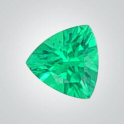 Lab Created Hydrothermal Colombian Emerald, Trillion