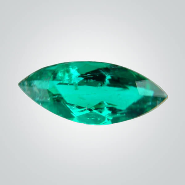 Lab Created Hydrothermal Colombian Emerald, Marquise