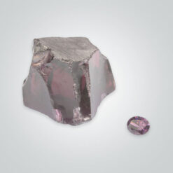 Cubic Zirconia Kunzite Light Rough