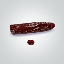 Lab Created Reddish Orange Sapphire Rough