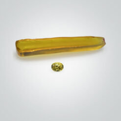 Lab Created Yellow Sapphire Dark Rough