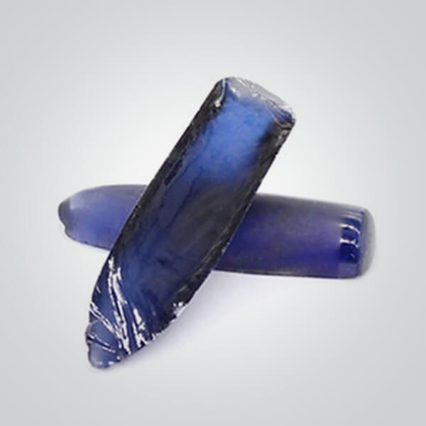 Lab Created Blue Sapphire Light Rough
