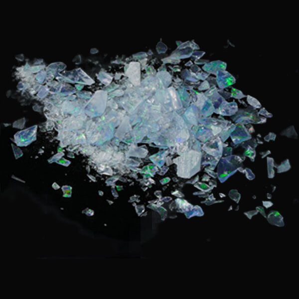 OP712 Blue Opal with Green Fire Crushed Opal Rough