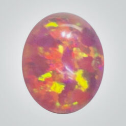 Lab Created Jelly Opal, OP513 Multi Salmon