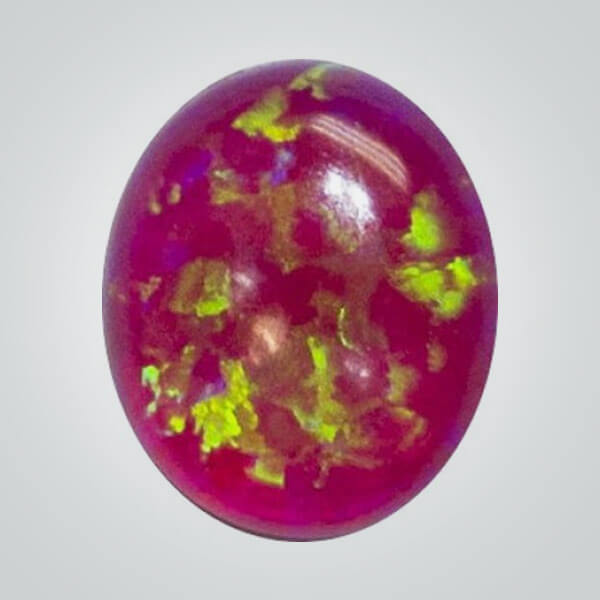 Lab Created Jelly Opal, OP514 Deep Pink
