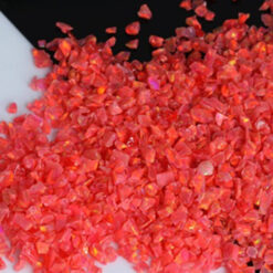 OP25 Alizarin Crimson Crushed Opal Rough