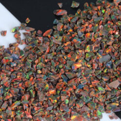OP34 Black Opal (4) Crushed Opal Rough