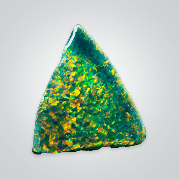 OP536 Multi Baby Green Rough Stone