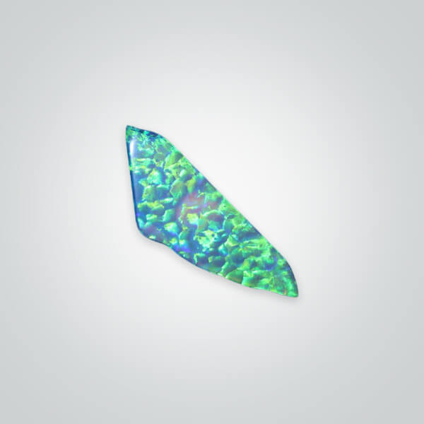 OP704 White Opal with Red Fire Rough stone