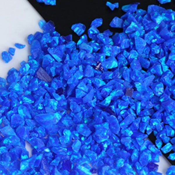 OP50 Sleepy Blue Crushed Opal Rough