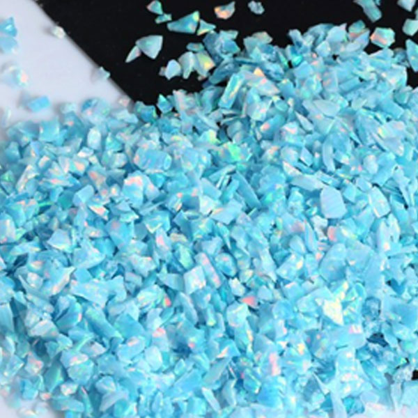 OP80 Fire Turquoise Crushed Opal Rough