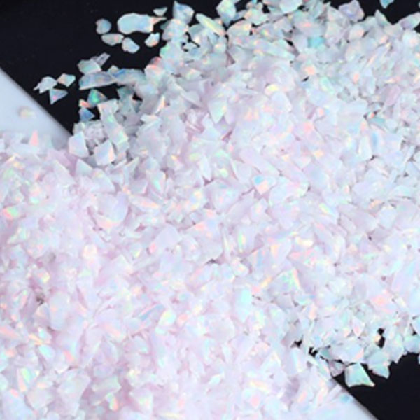 OP83 Pink Snow Crushed Opal Rough