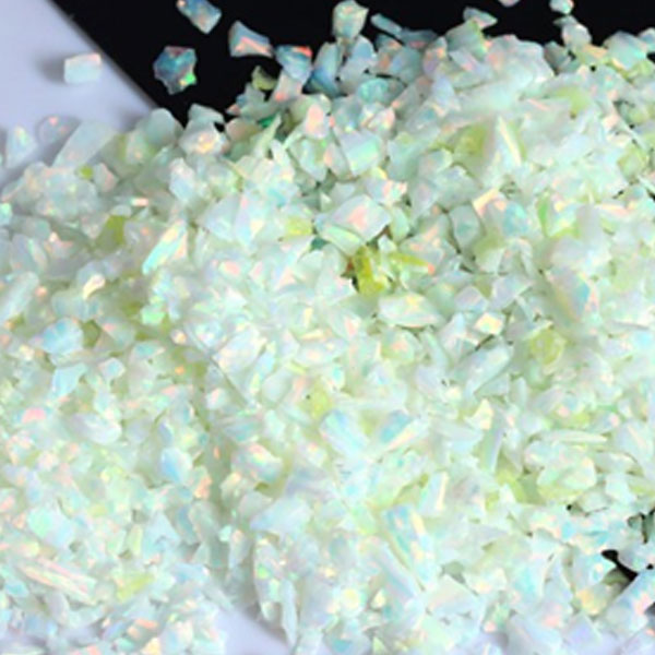OP84 Lime Soda Crushed Opal Rough