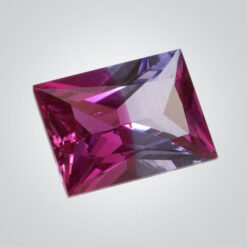 Bi-Color Ruby/Blue Sapphire, Baguette