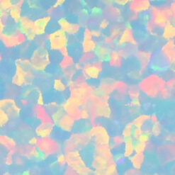 Lab Created Gilson Opal, OP704 White Opal with Red Fire