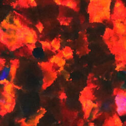 Lab Created Gilson Opal, OP707 Black Opal with Red Fire