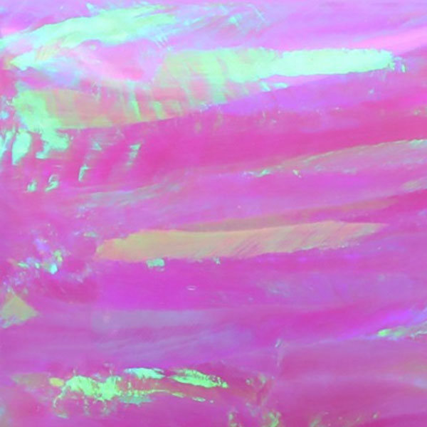 Lab Created Bello Opal Striped Pattern, OP10-B Bubble Gum