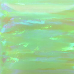 Lab Created Bello Opal Striped Pattern, OP12-B Lime Green