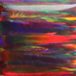 Lab Created Bello Opal Striped Pattern, OP15-B Black Cherry