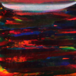 Lab Created Bello Opal Striped Pattern, OP19-B Black Opal (1)