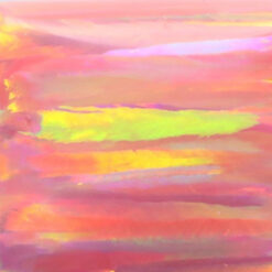 Lab Created Bello Opal Striped Pattern, OP24-B Salmon Pink