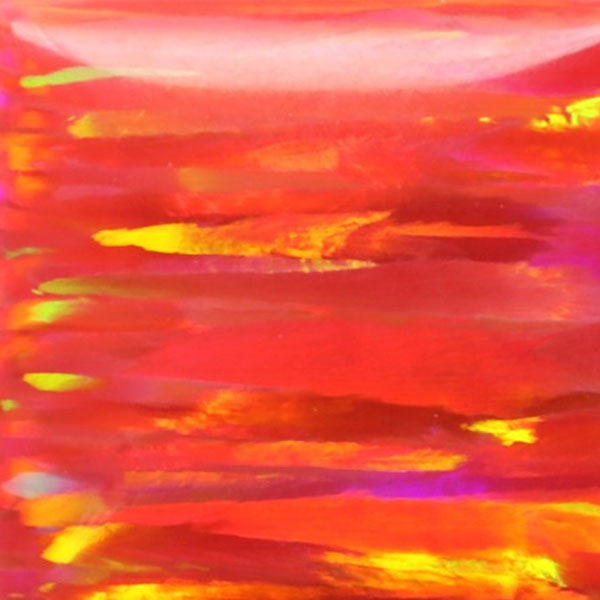 Lab Created Bello Opal Striped Pattern, OP25-B Alizarin Crimson