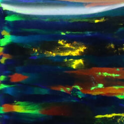 Lab Created Bello Opal Striped Pattern, OP35-B Black Opal (5)