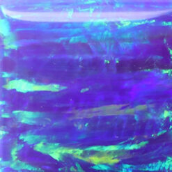Lab Created Bello Opal Striped Pattern, OP40-B Multi-Violet