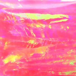 Lab Created Bello Opal Striped Pattern, OP43-B Hot Pink