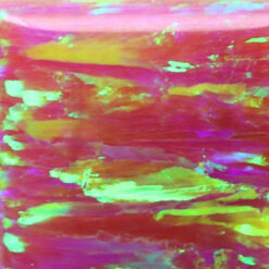 Lab Created Bello Opal Striped Pattern, OP44-B Multi-Grape