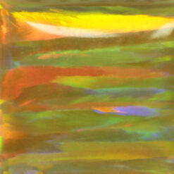 Lab Created Bello Opal Striped Pattern, OP46-B Golden Olive