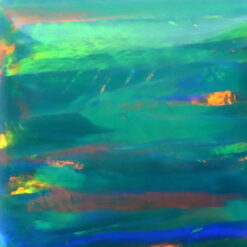 Lab Created Bello Opal Striped Pattern, OP69-B Spring Garden