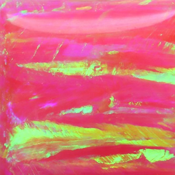 Lab Created Bello Opal Striped Pattern, OP07-B Deep Sea Coral